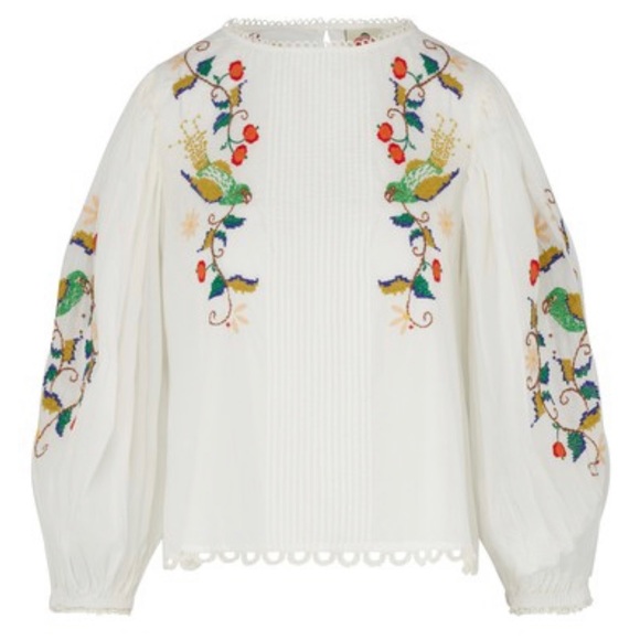 Farm Rio “Pitanga Embroidery Blouse”. New with tags from Sundance. - Picture 3 of 13